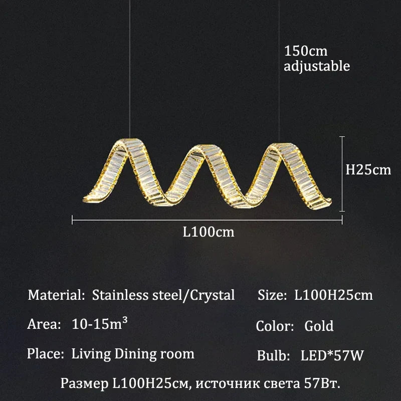 Afralia™ Crystal Chandeliers: Luxury LED Lighting for Dining Room Decor, Lustre for Home, Hotel, Bar.