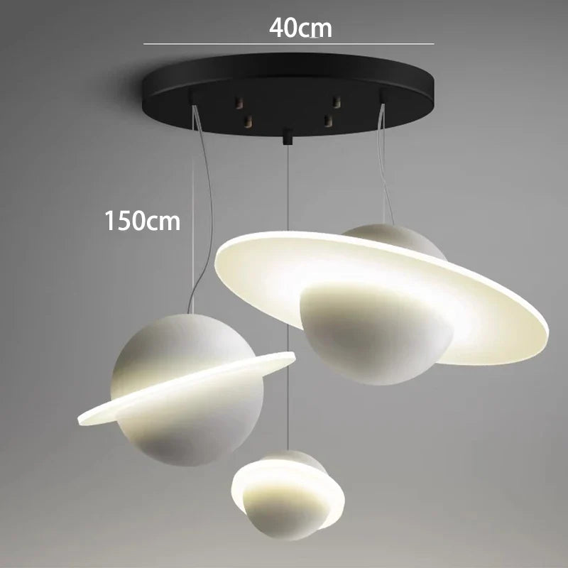 Afralia™ LED Staircase Chandelier | Modern Pendant Lights for Living Room Decor