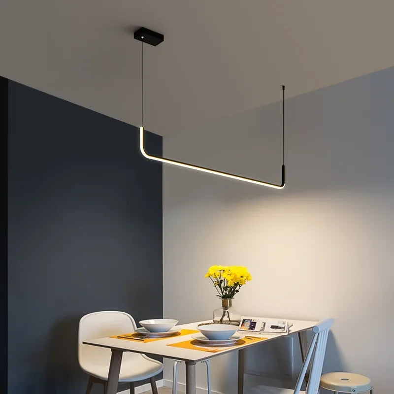 Afralia™ Modern LED Pendant Light - Simple Design Chandelier