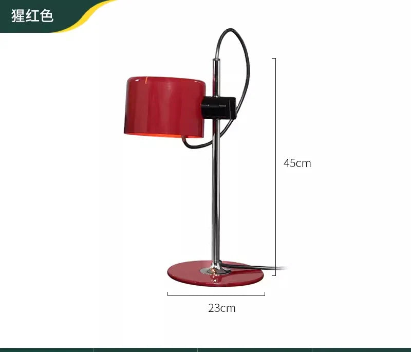 Afralia™ Chrome Coupe Table Lamp: Adjustable, Colorful, and Funky Bedroom Living Decor