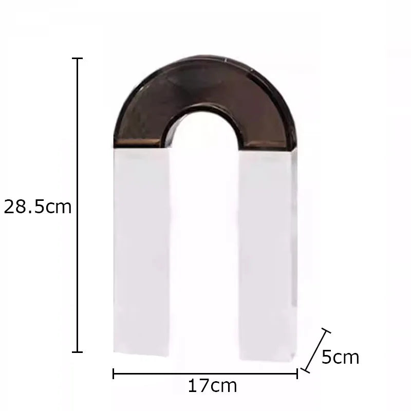 Geometric Arch Vase Desk Decoration - Afralia™ Aesthetic Décor