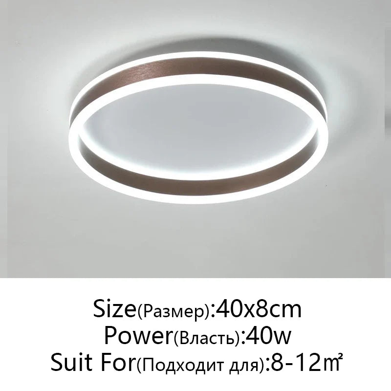 Afralia™ LED Pendant Light Ceiling Lamp Living Room Kitchen Dining Minimalist Decor