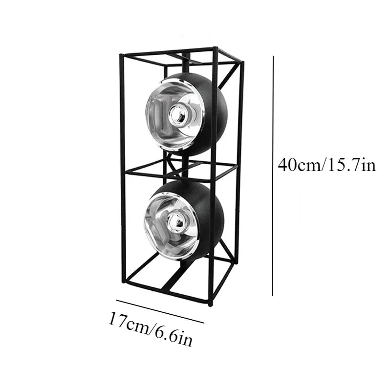 Afralia™ Spherical Metal Floor Lamp with Shelves: Modern Chrome Atmosphere Lighting for Home