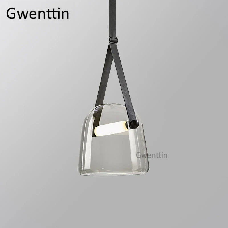 Afralia™ Mona Glass Pendant Lights LED Hanging Lamp for Home Decor