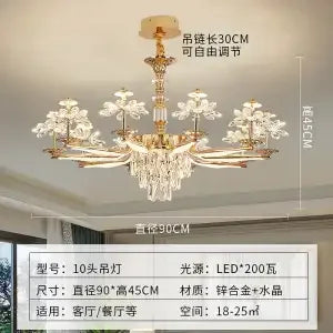 Afralia™ Vintage Dining & Bedroom Chandelier – French Style Light Luxury Living Fixture