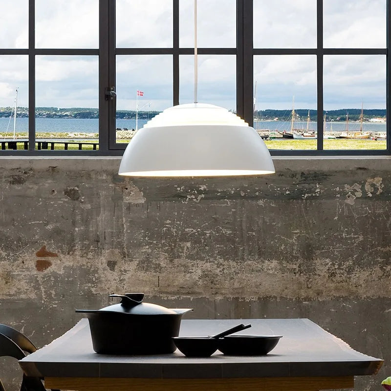 Afralia™ Aluminum Pendant Lamp for Dining Room Kitchen Island