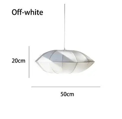 Afralia™ Fabric Pendant Light for Living Dining Bed Room - Vintage Style