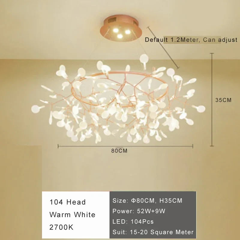 Afralia™ FireWorm Pendant Light: Modern Living Room Chandelier, Bedroom Decor Hanging Fixture