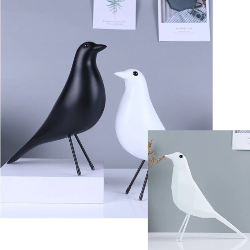 Afralia™ Bird Peace Dove Geometric Statue Resin Craft Home Decoration