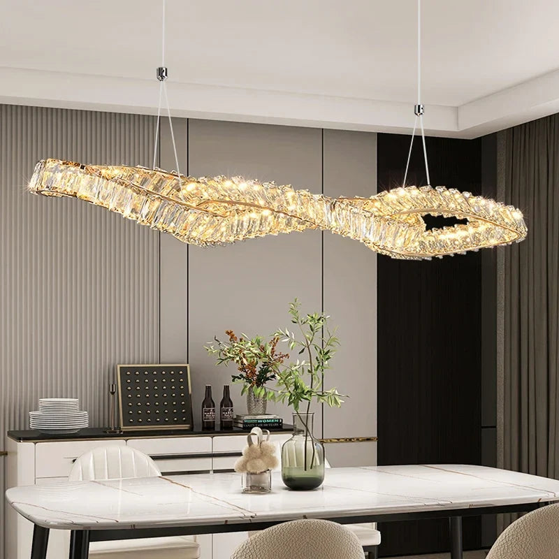 Afralia™ French Gold Crystal Chandeliers with LED Lighting for Luxury Home Décor