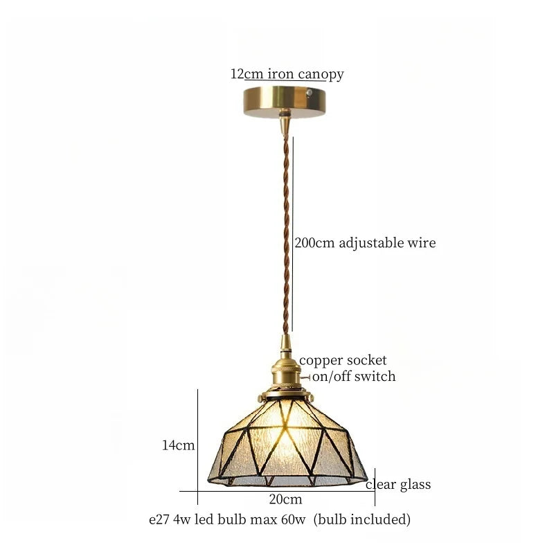 Afralia™ White Ceramic LED Pendant Lamps with Vintage Brass Finish