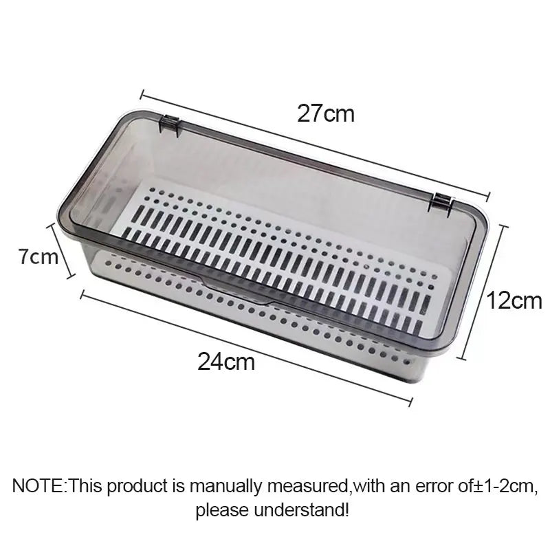 Afralia™ Tea Set Organizer Box with Cover and Spoon - Storage Case