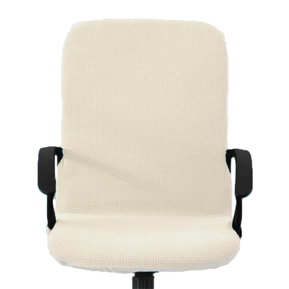 Afralia™ Solid High Armchair Cover Elastic Accent Seat for Home Office