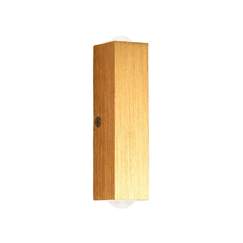 Afralia™ Brushed Gold Up Down Wall Lamp for Luxury Home Decor