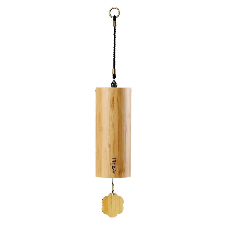 Afralia™ Bamboo Chord Wind Chimes: Handmade Musical Outdoor Decor for Garden and Home