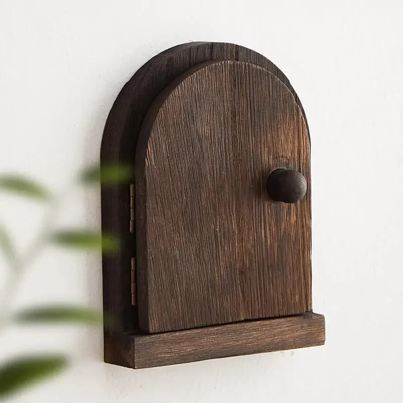 Afralia™ Wood Switch Sticker Socket Trim & Protective Cover Wall Decoration Craft