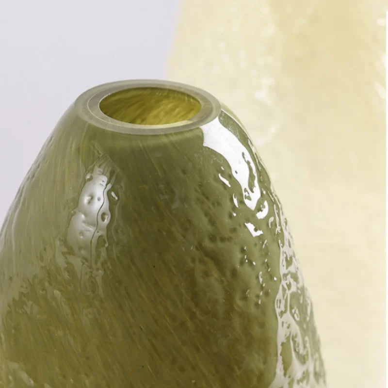 Afralia™ Glass Vase with Irregular Patterns for Flower Arrangement and Home Decor