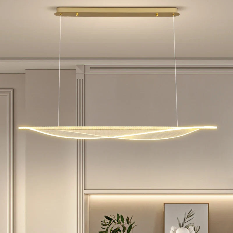 Afralia™ Modern Nordic Acrylic Chandelier for Dining Table Office Indoor Lighting