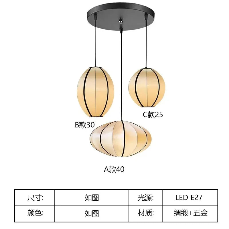 Afralia™ Wabi-sabi Medieval LED Pendant Light for Home Decor Living Room Bedroom
