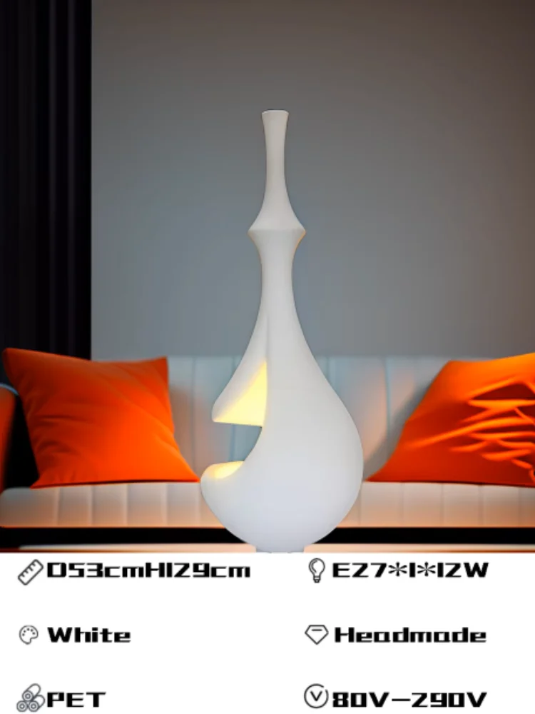 Afralia™ Wabi Sabi Style Standing Lamp for Living Room Sofa Art Bedroom Study Balcony