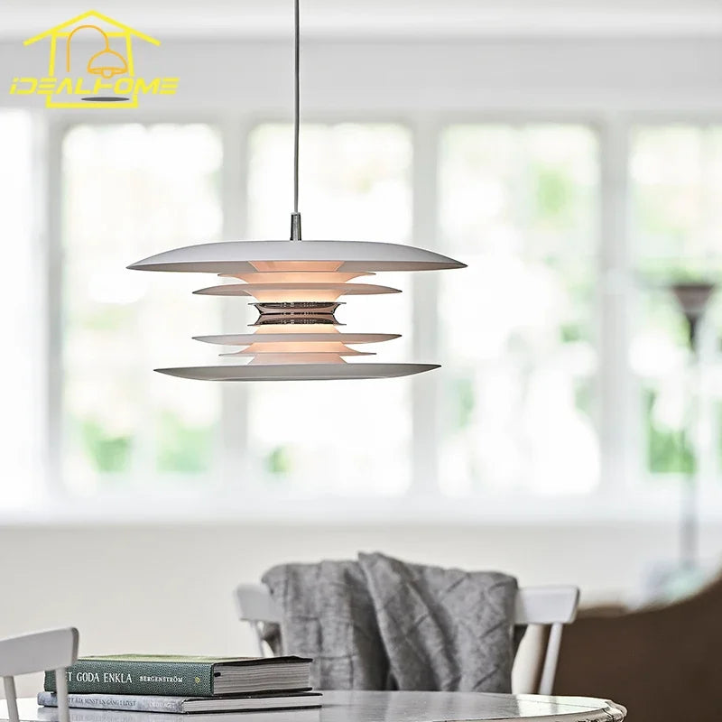 Afralia™ Iron Art Flying Saucer Pendant Lights Living/Dining Room Restaurant LED E27