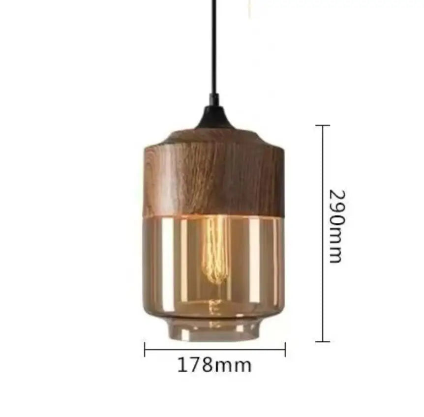 Afralia™ Black Glass Pendant Light Fixture for Modern Indoor Decor & Dining Room