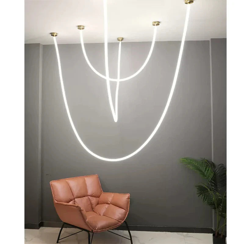 Afralia™ LED Pendant Lamp: Modern Nordic Design, 360 Degree Luminous for Living Room, Dining Room & Office