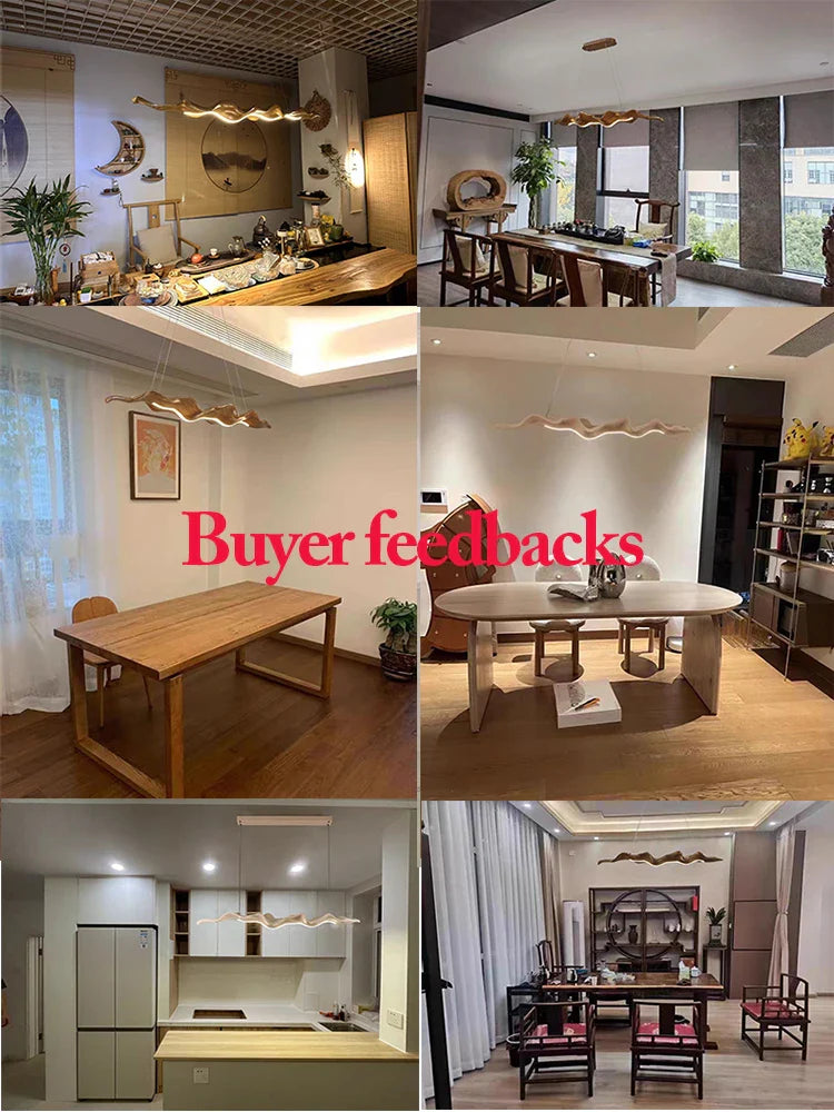 Afralia™ Leaf Pendant Lights: Dimmable RC Hanging Lamp for Indoor Decor Lighting