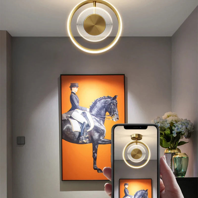 Afralia™ LED Ceiling Light - Modern Indoor Lighting for Home, Bedroom, Living Room, Corridor