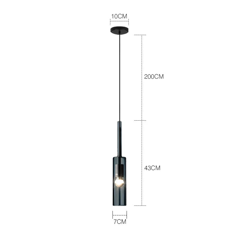 Afralia™ Nordic Glass Chandelier for Modern Living Room, Bedroom, Kitchen, Restaurant, and Bar