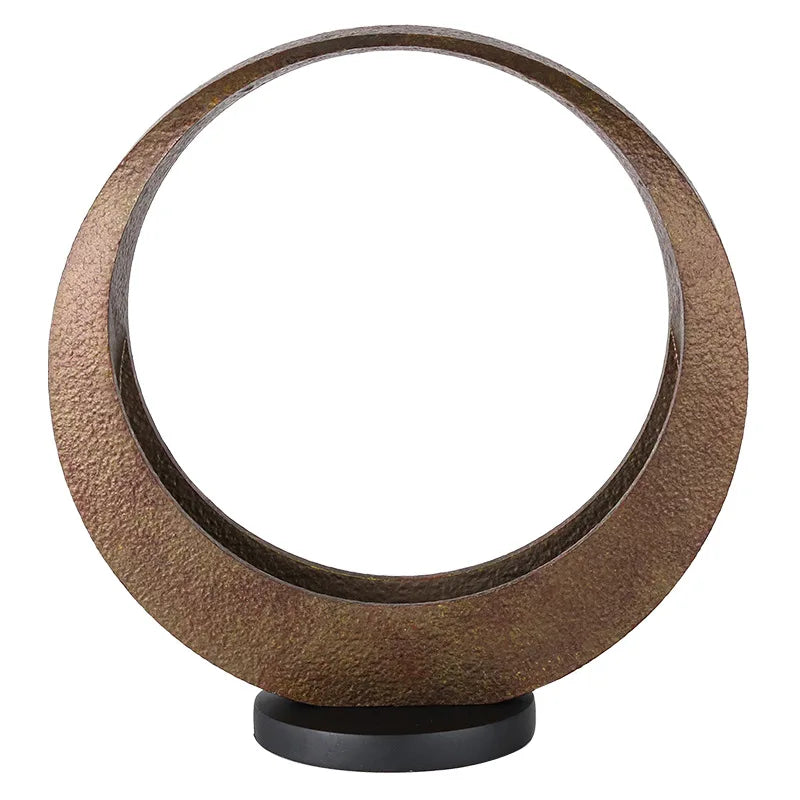 Afralia™ Metal Moon Arc Meniscus Figurine Home Decoration