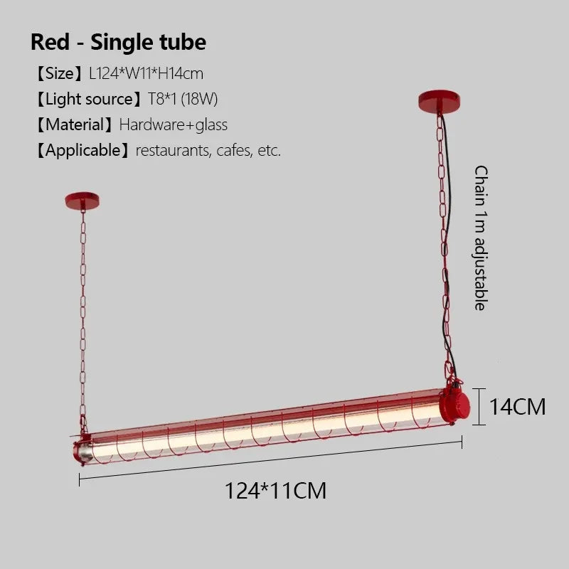 Afralia™ Glass Linear Chandelier for Long Bar & Restaurant Lighting