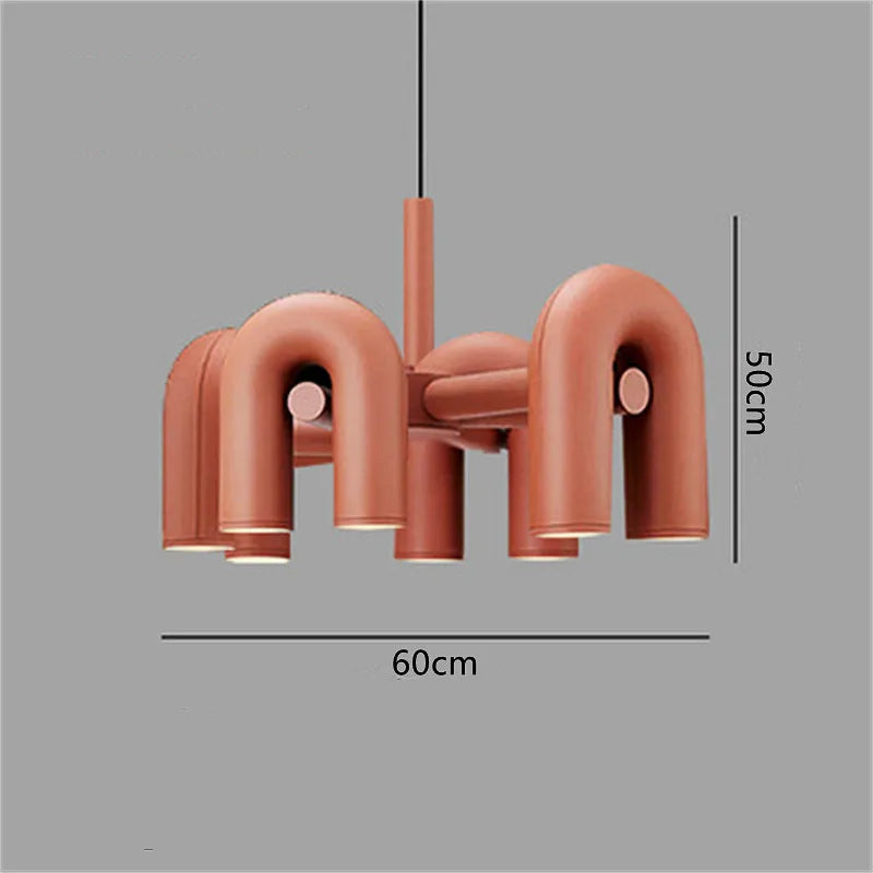 Afralia™ Cirkus Tube Wall Lamp: Minimalist U-shaped Sconce for Bedside Reading & Decor