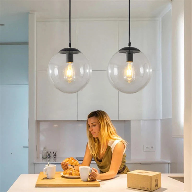 Afralia™ Retro Loft Industrial Suspension Pendant Light for Home Decor