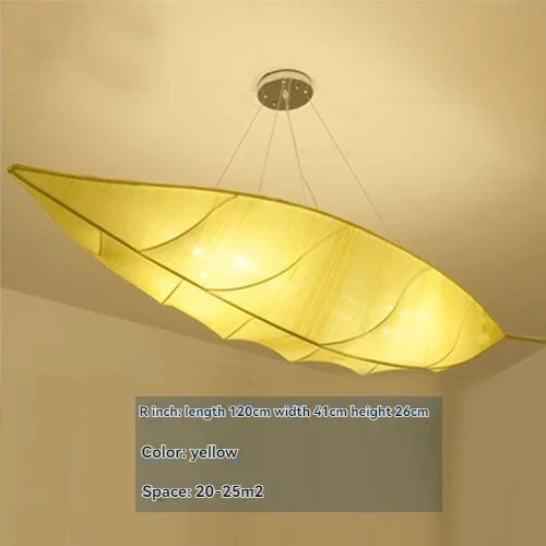 Afralia™ Retro Paper Fabric LED Pendant Light for Bedroom Teahouse Beauty Salon