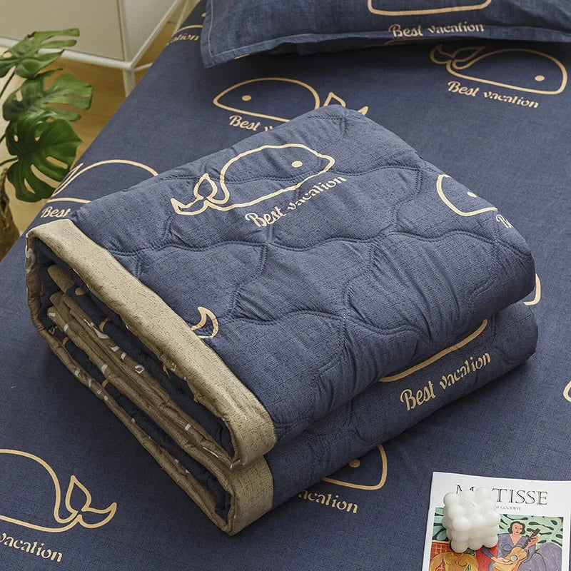Afralia™ Summer Quilt Set - Soft & Lightweight Comforter Single Double Blanket