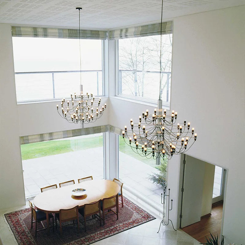 Afralia™ LED Candle Chandelier: Elegant Italian Design Pendant Light for Home Decor