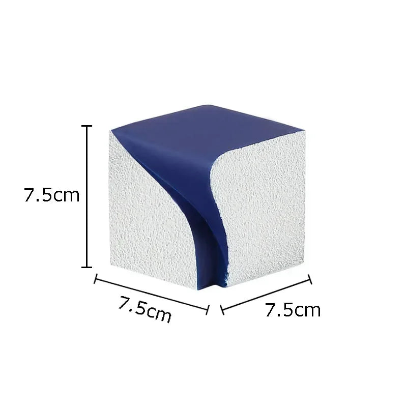 Afralia™ Geometric Resin Block Abstract Sculpture Desk Decoration Ornaments Cube Aesthetic Artwork