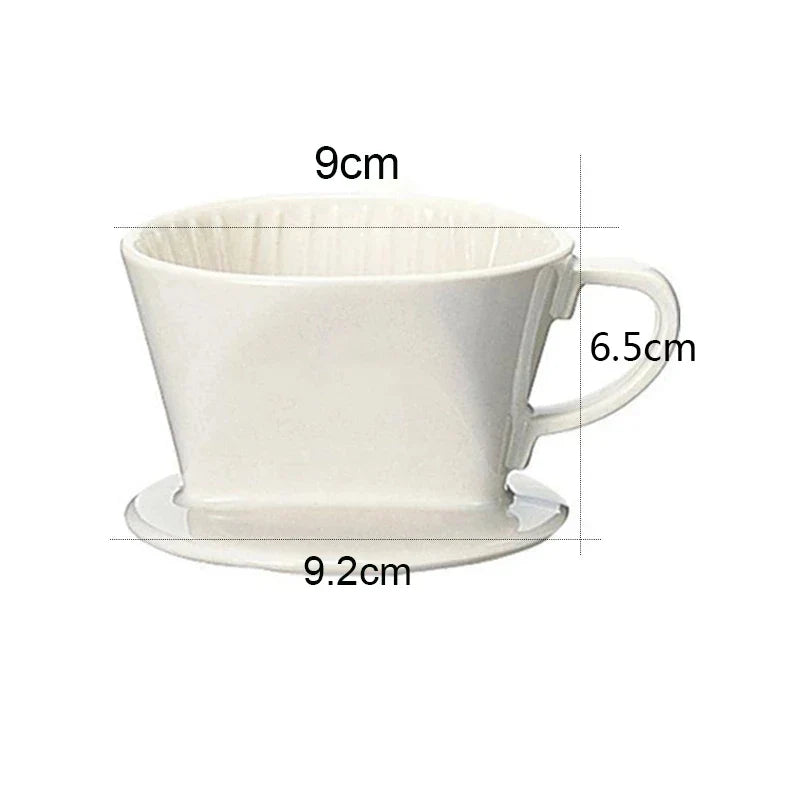 Afralia™ Ceramic Coffee Filter Cup: Reusable, Durable Hand Brewed Drip Funnel for Delicious Coffee