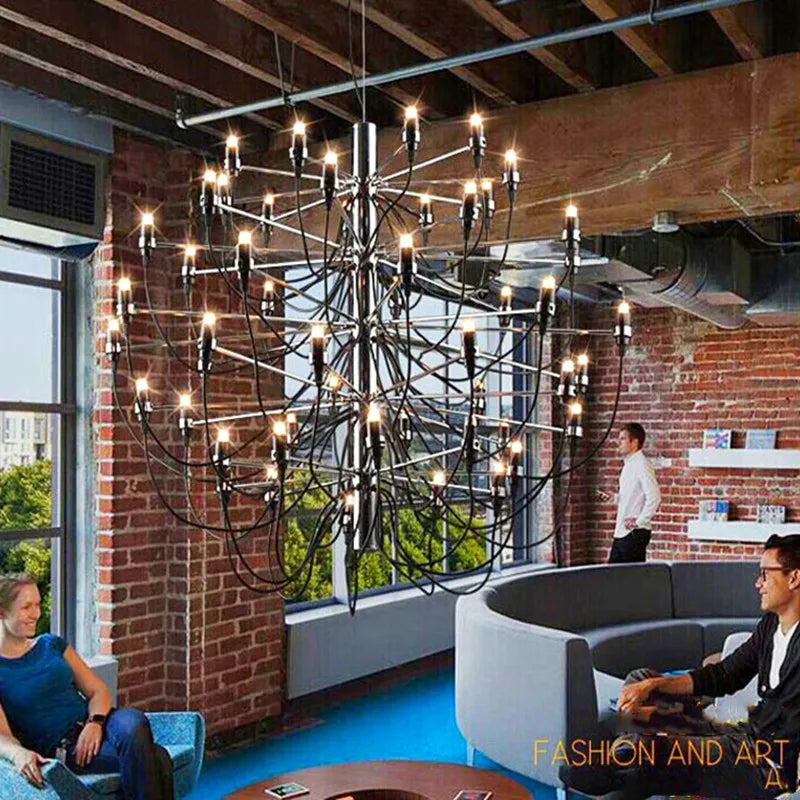 Afralia™ Nordic Italian Midsummer Fruits Chandelier for Modern Living Room – Replica Pendant Light