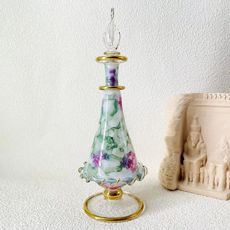 Afralia™ Glass Bottle Jewelry Ornaments, Colorful Souvenirs