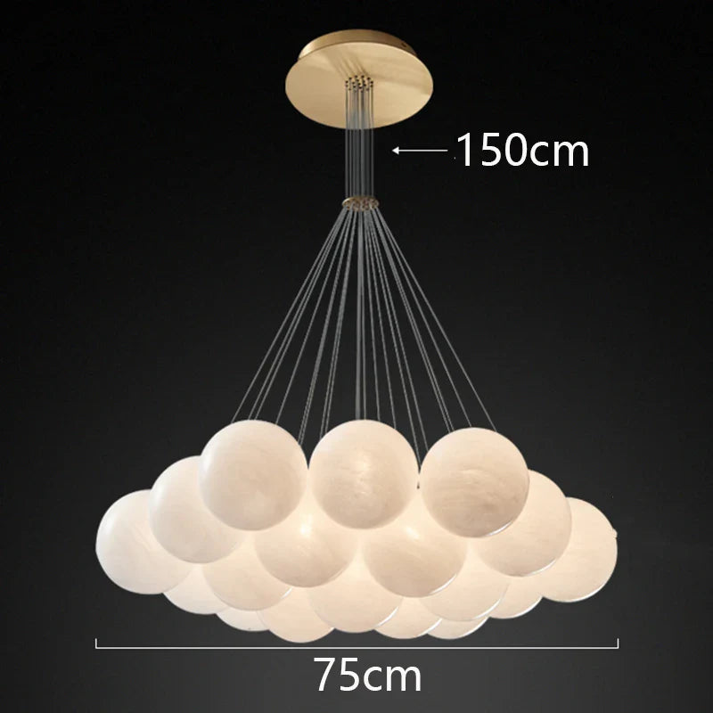 Afralia™ Modern LED Pendant Chandeliers for Living and Dining Room Lighting