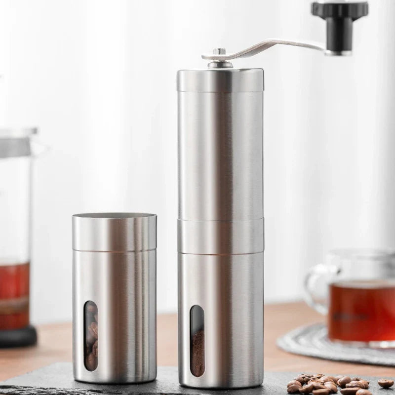 Afralia™ Stainless Steel Manual Coffee Grinder - Professional Handmade Coffee Accessories