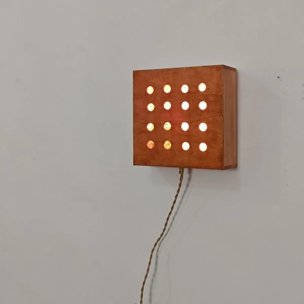 Afralia™ Cave Box Retro Wall Light: Artistic Master Bedroom Headboard & Living Room Feature.