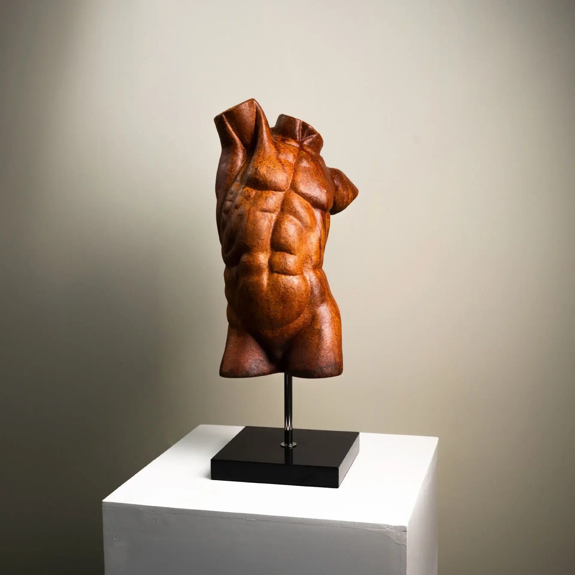 Afralia™ Abstract Figure Sculpture: David Brokeback Male Body Decorative Figurine