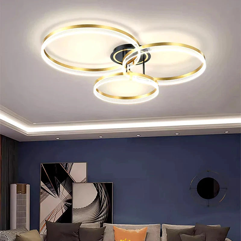 Afralia™ Nordic LED Ceiling Light for Home Salon Bedroom Decor and Living Room Lighting