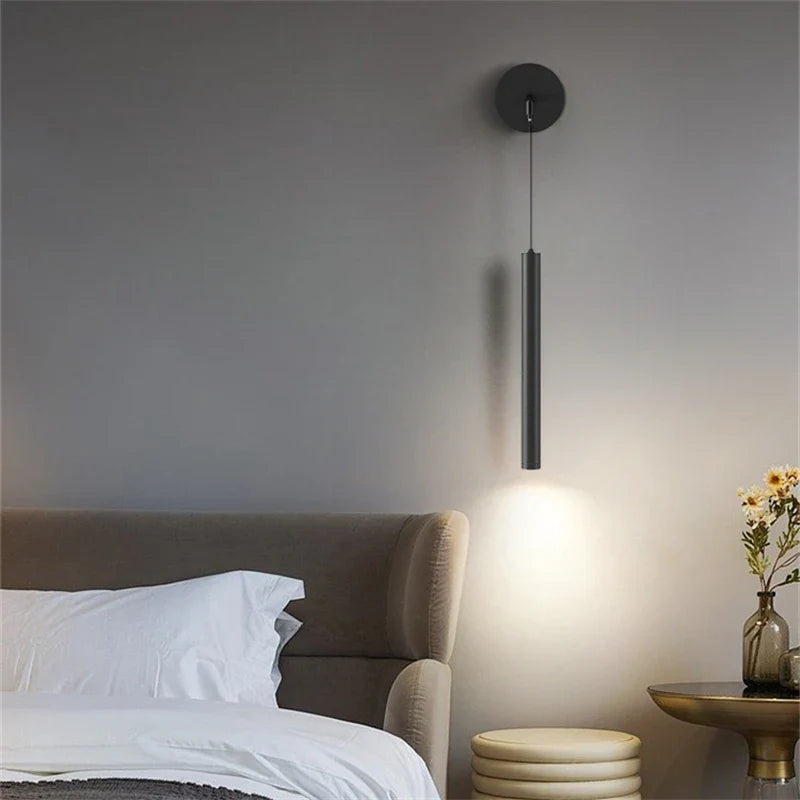 Afralia™ LED Wall Lamp Bedroom Modern Simple Living Room Eye-Protection Spot Light
