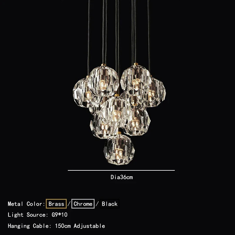 Afralia™ Crystal Gold Chandelier: Luxury Lighting Fixture for Kitchen, Modern Design & High-Quality Craftsmanship
