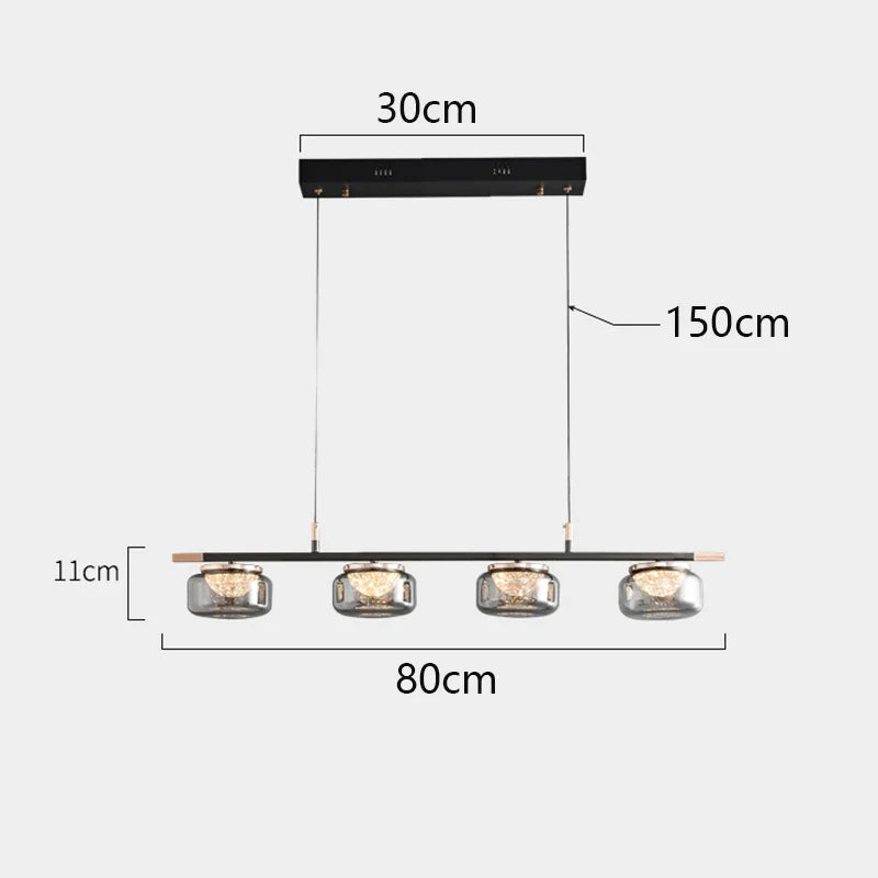 Afralia™ Nordic Dining Room Pendant Light Chandelier for Indoor Living Room