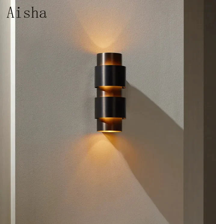 Afralia™ Retro Nordic Wall Sconces for Home TV Background Decoration